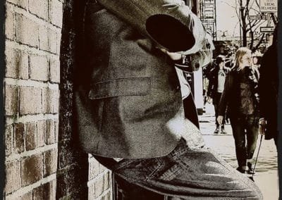 Craig Lees in Greenwich Village, New York, USA